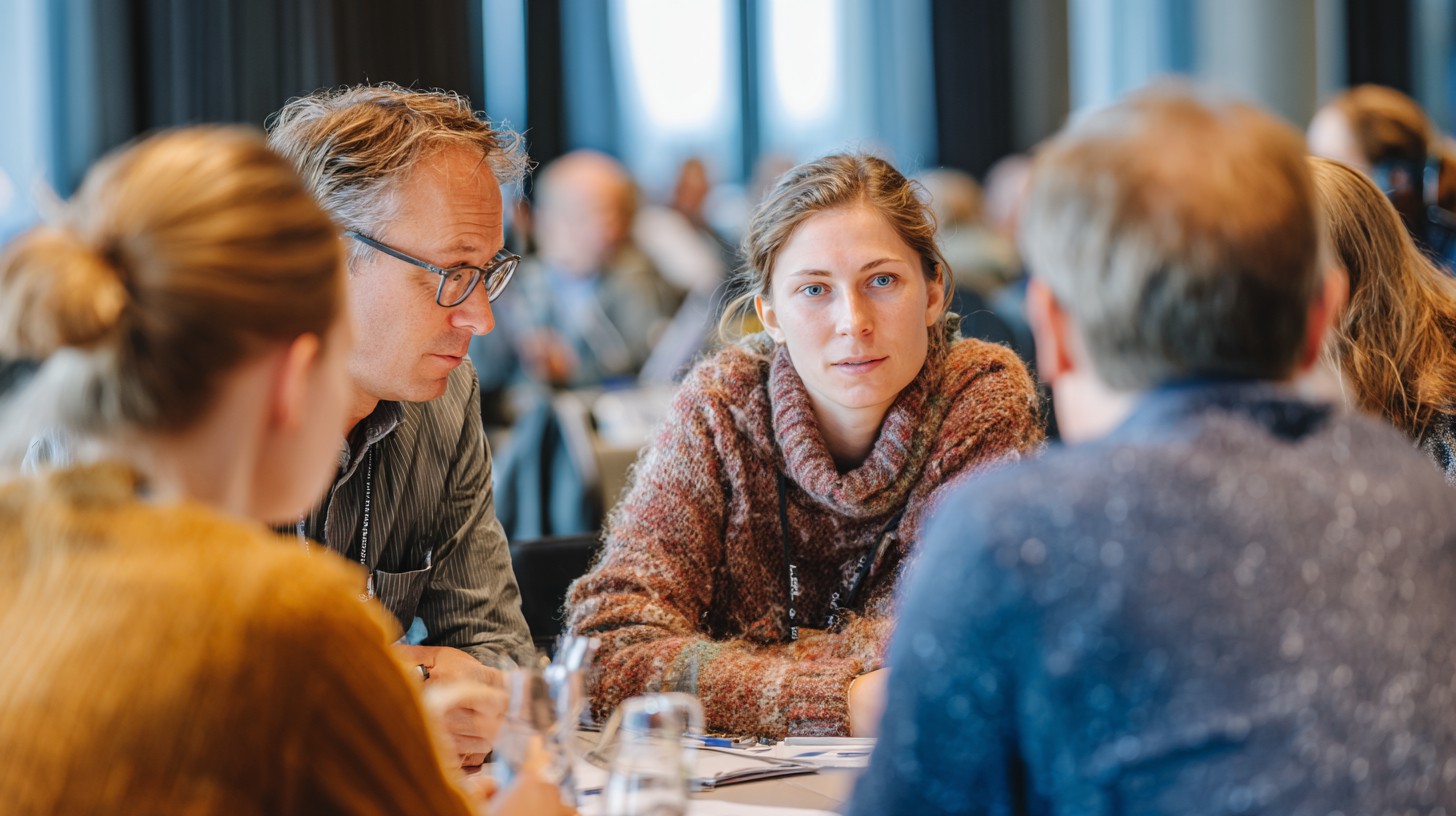 Team in konzentrierter Zusammenarbeit